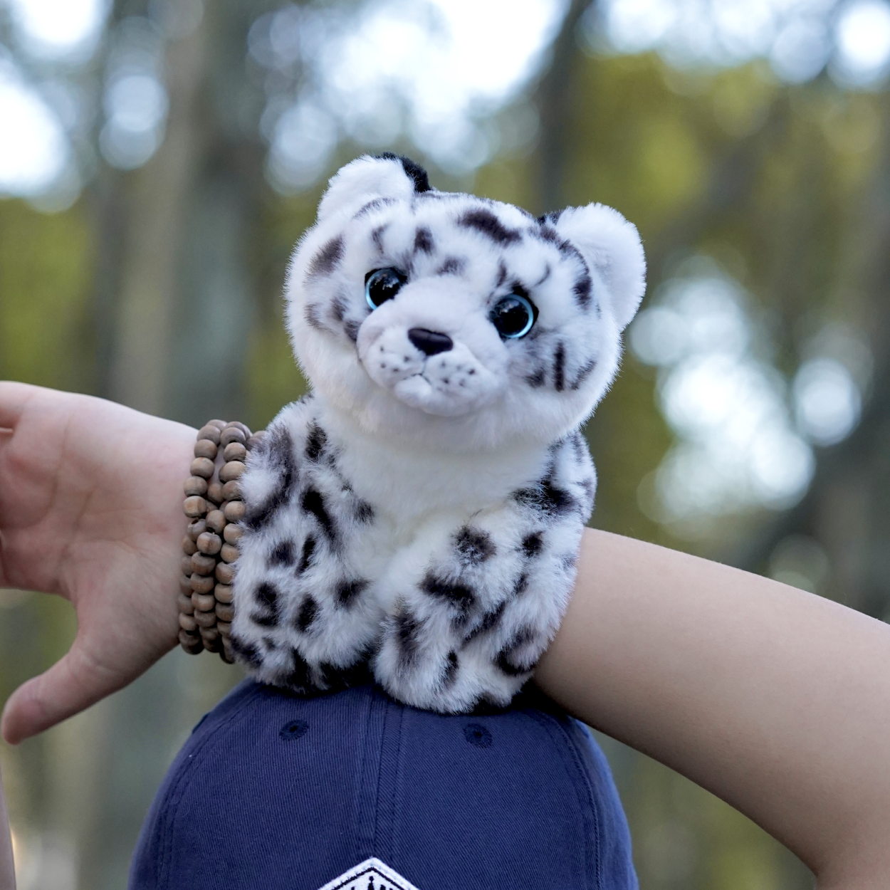 Slap Bracelet Snow Leopard